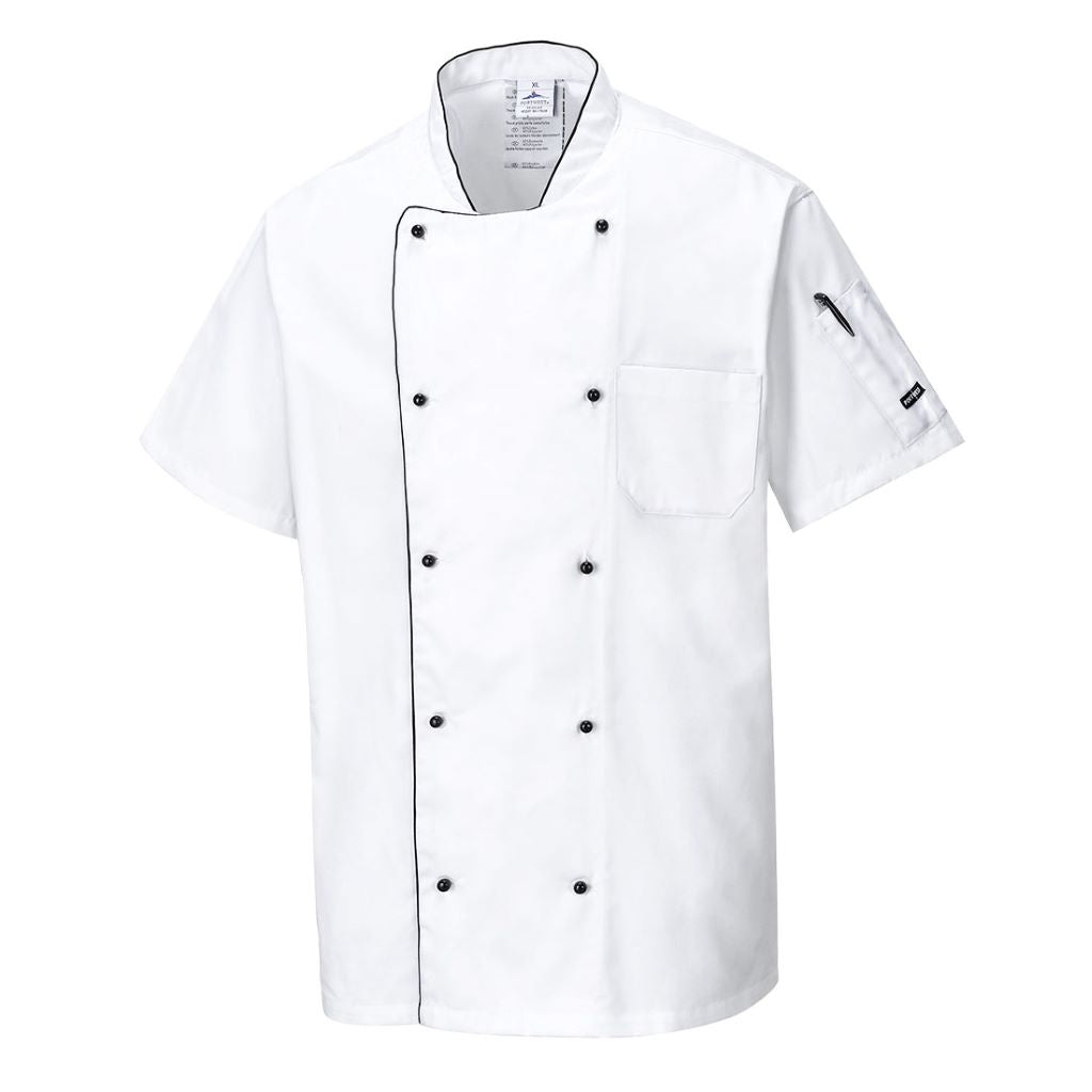 Aerated Chef Jacket C676 White
