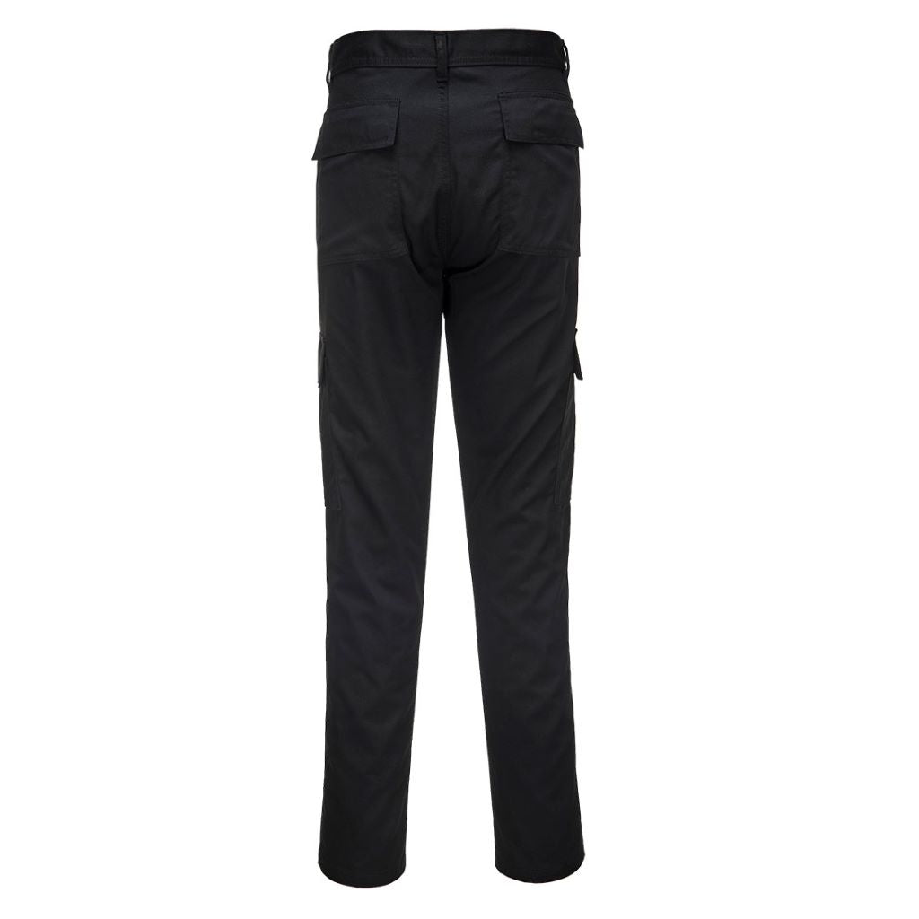 Slim Fit Combat Trousers C711 Black