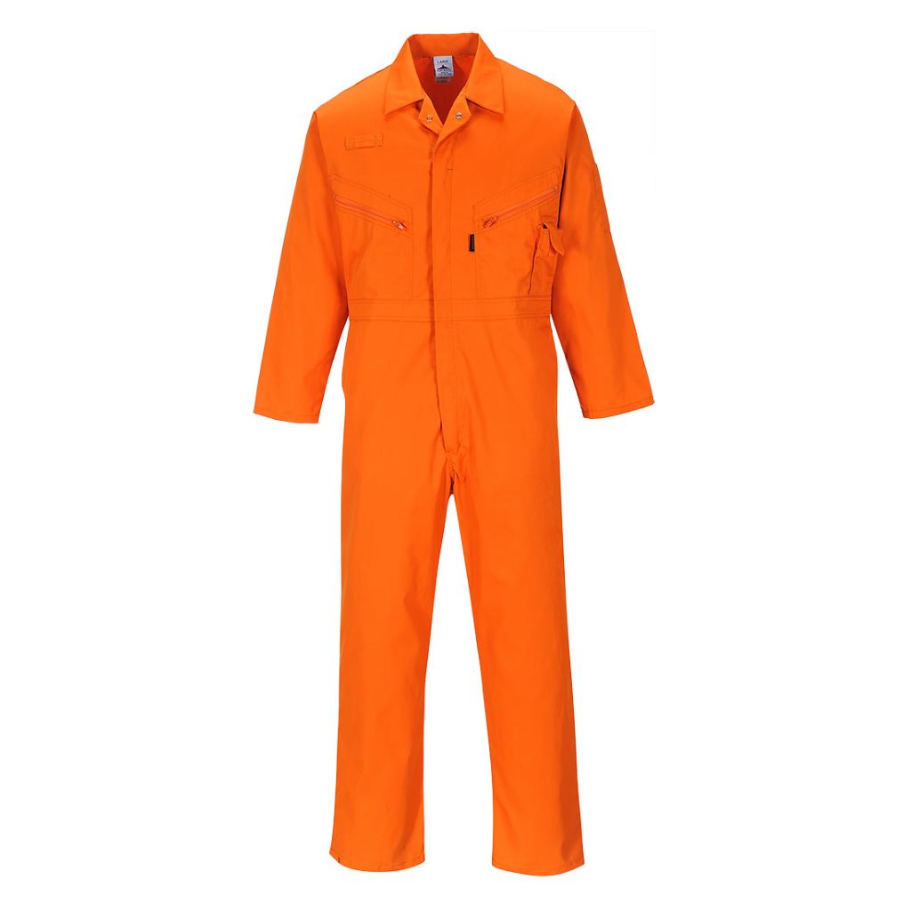 Zip Boilersuit C813 Orange