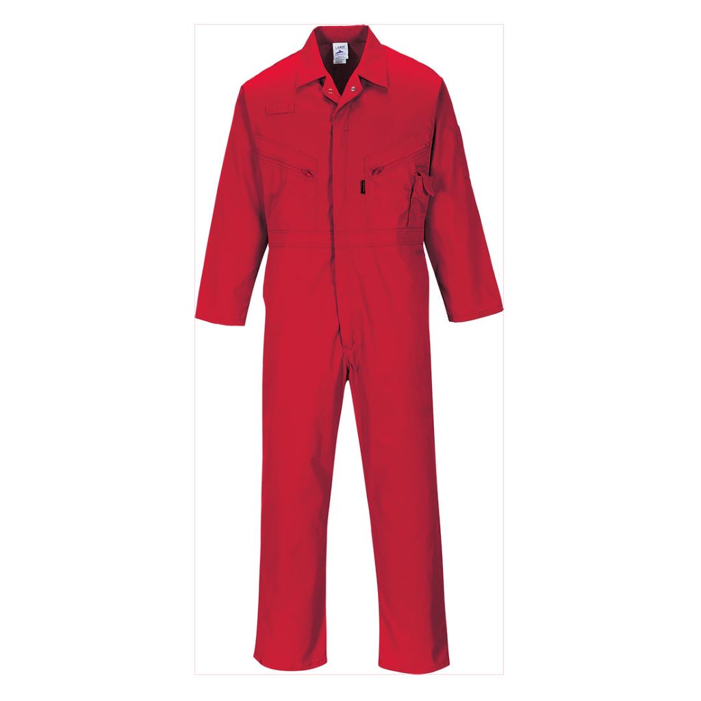 Zip Boilersuit C813 Red