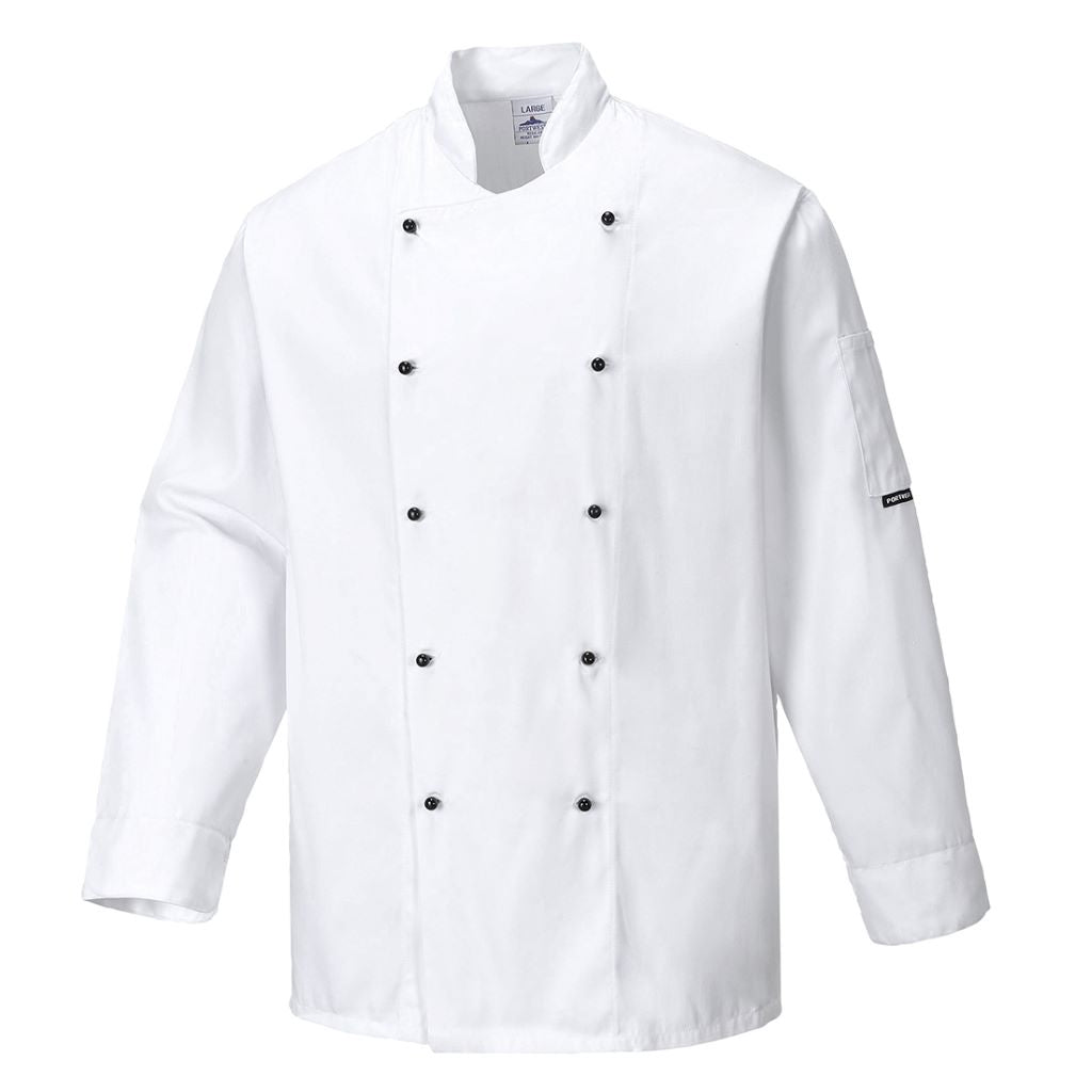 Somerset Chef Jacket C834 White