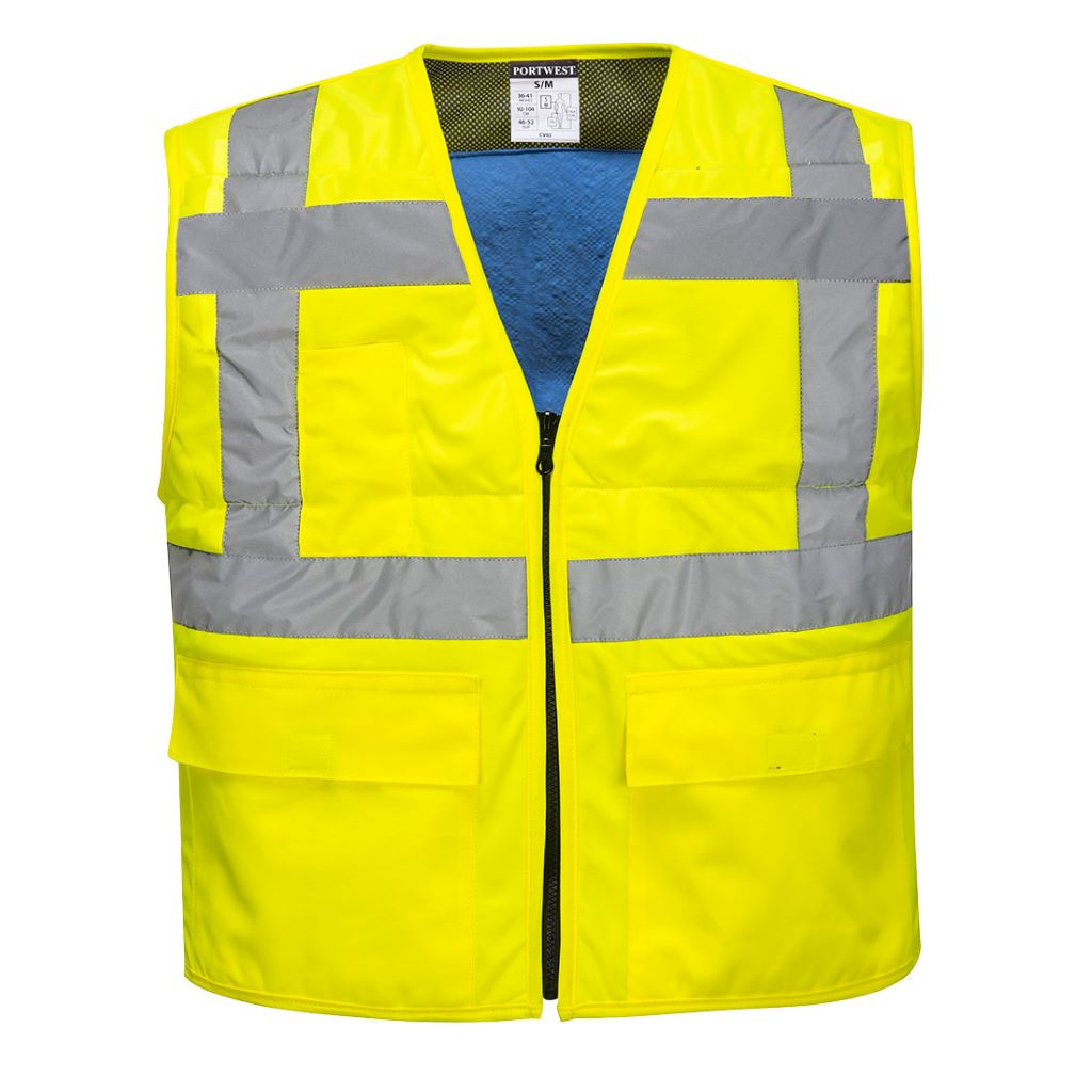 Hi-Vis Cooling Vest CV02 Yellow