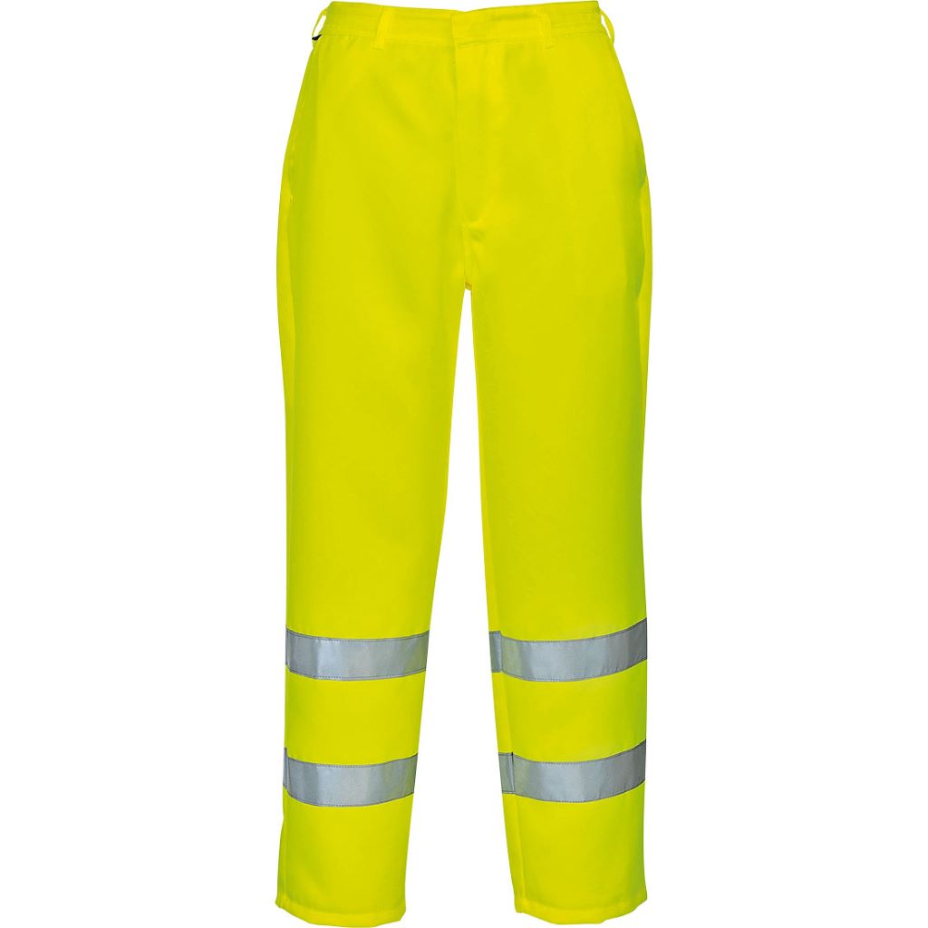 Hi-Vis P/C Trouser E041 Yellow