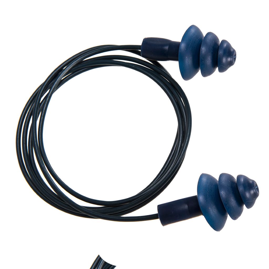 Detectable Corded Earplug (50) EP07 Blue