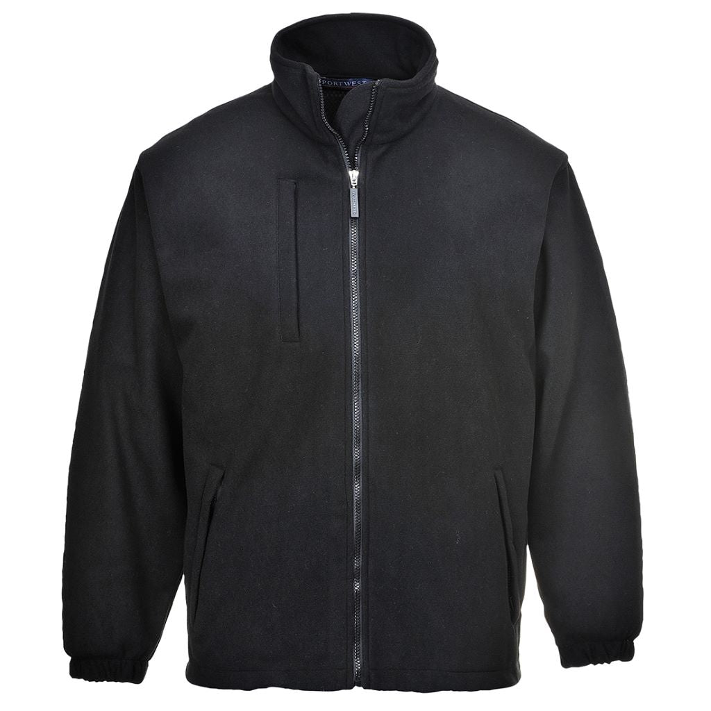 Laminated Fleece F330 Black