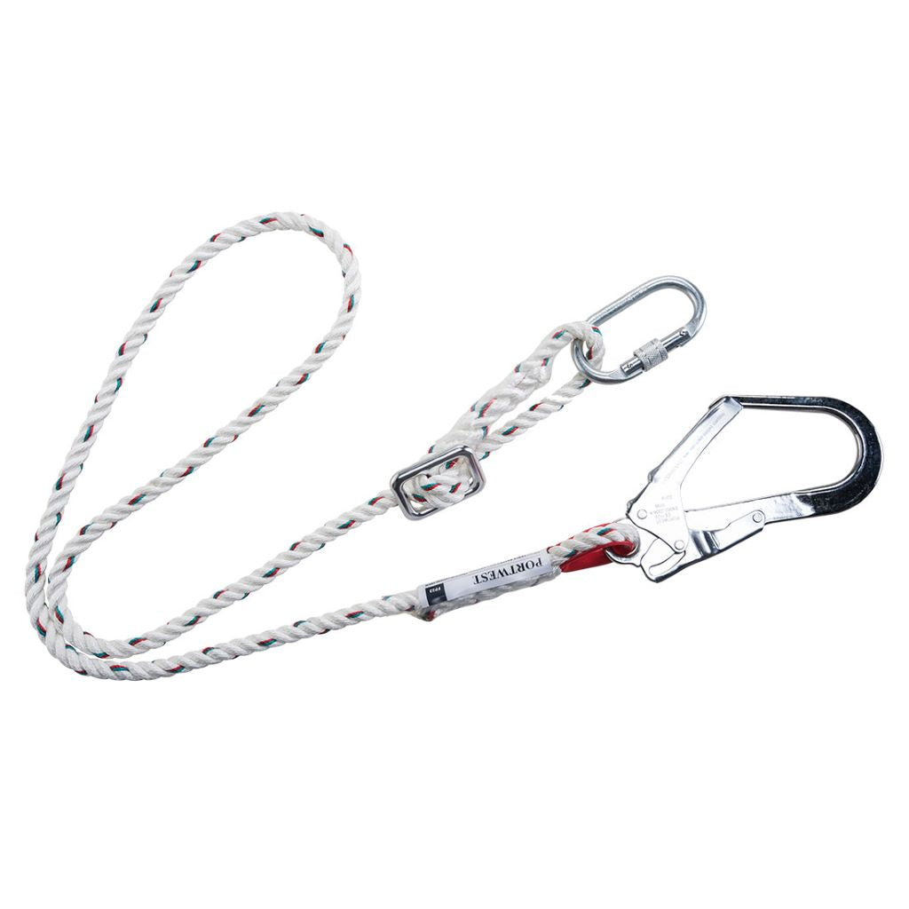 Adjustable Restraint Lanyard FP22 White
