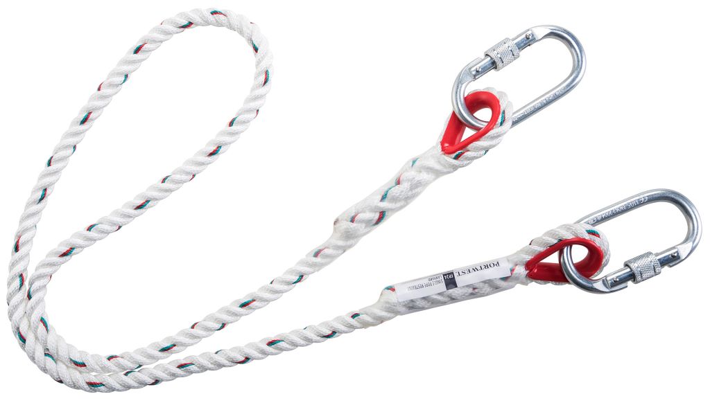 Single Rope Restraint Lanyard FP24 White