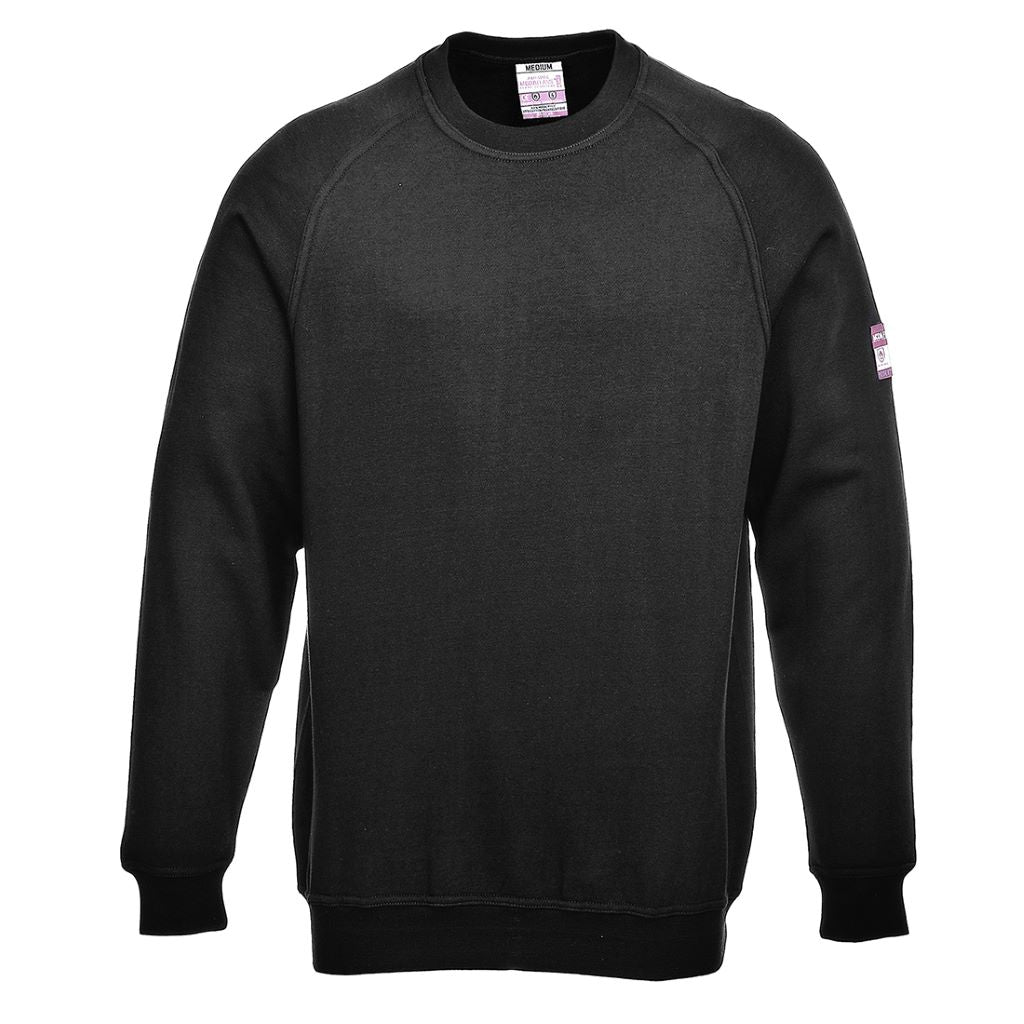 FR Antistatic Sweatshirt FR12 Black