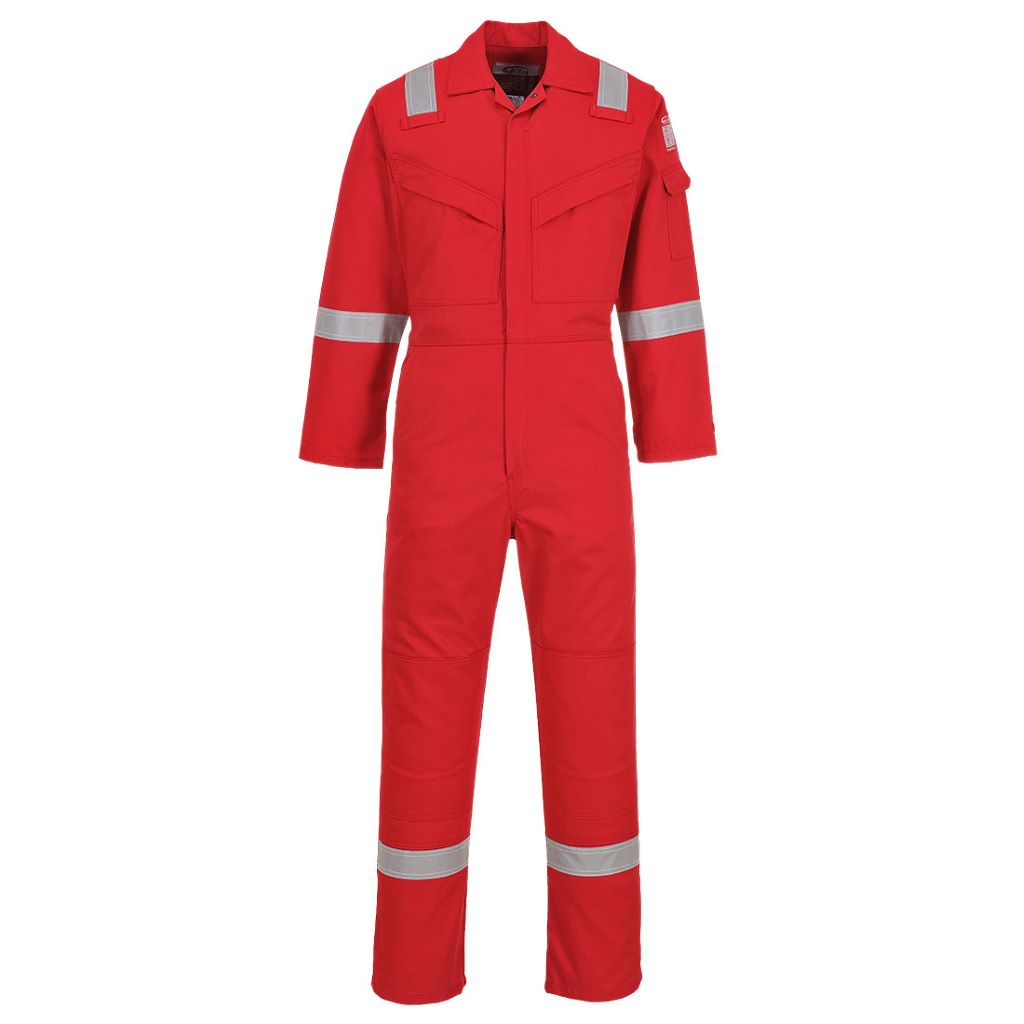 FR &amp; Antistatic Coverall FR50 Red