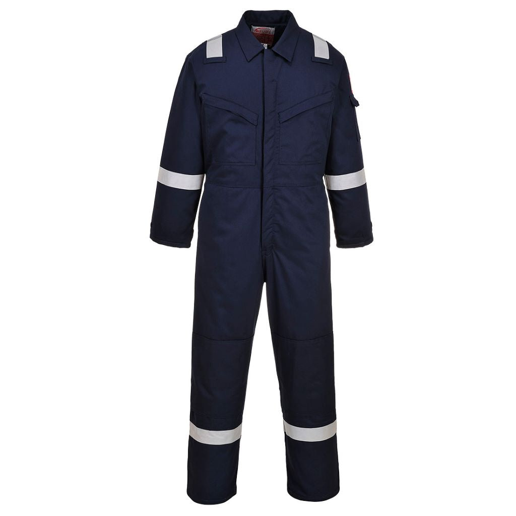 Padded Antistatic Coverall FR52 Navy