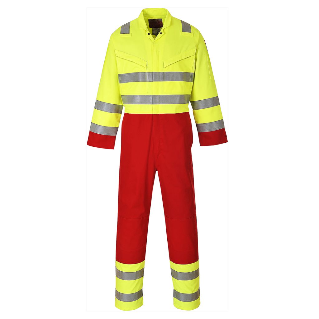 Bizflame Services Coverall FR90 Yellow