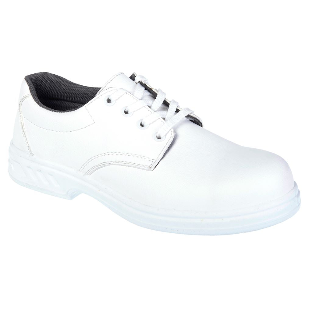 Laced Safety Shoe  S2 FW80 White