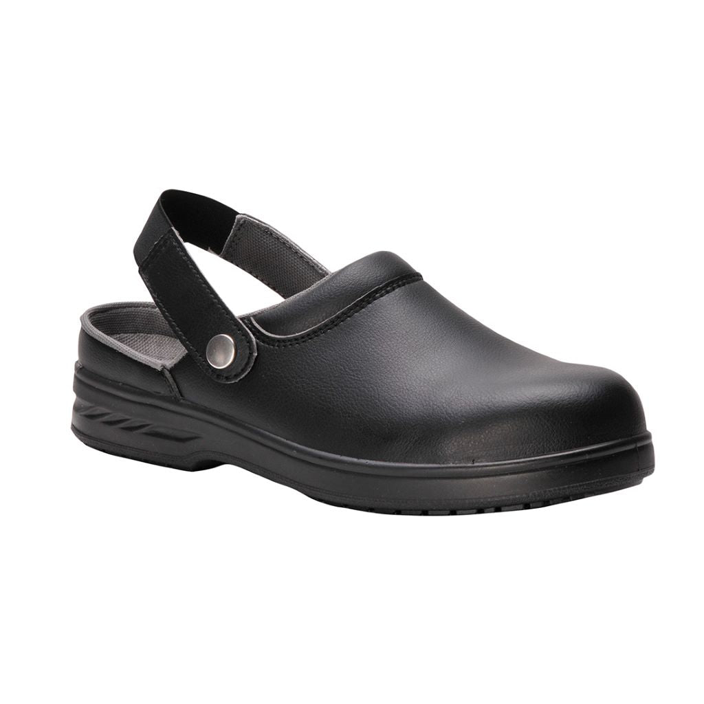 Slip-On Safety Clog  49/13 FW82 Black