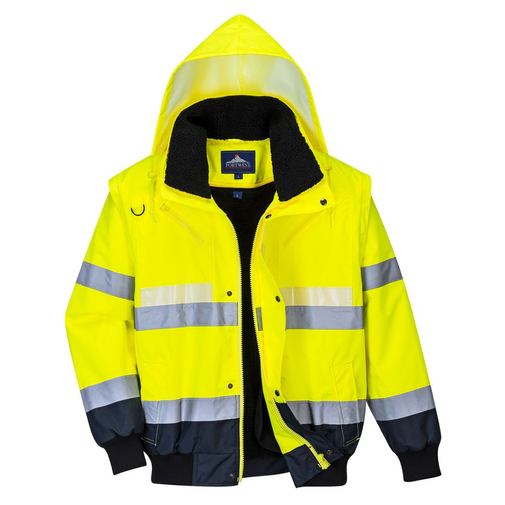 Glowtex 3in1 Bomber Jacket G465 YellowNavy