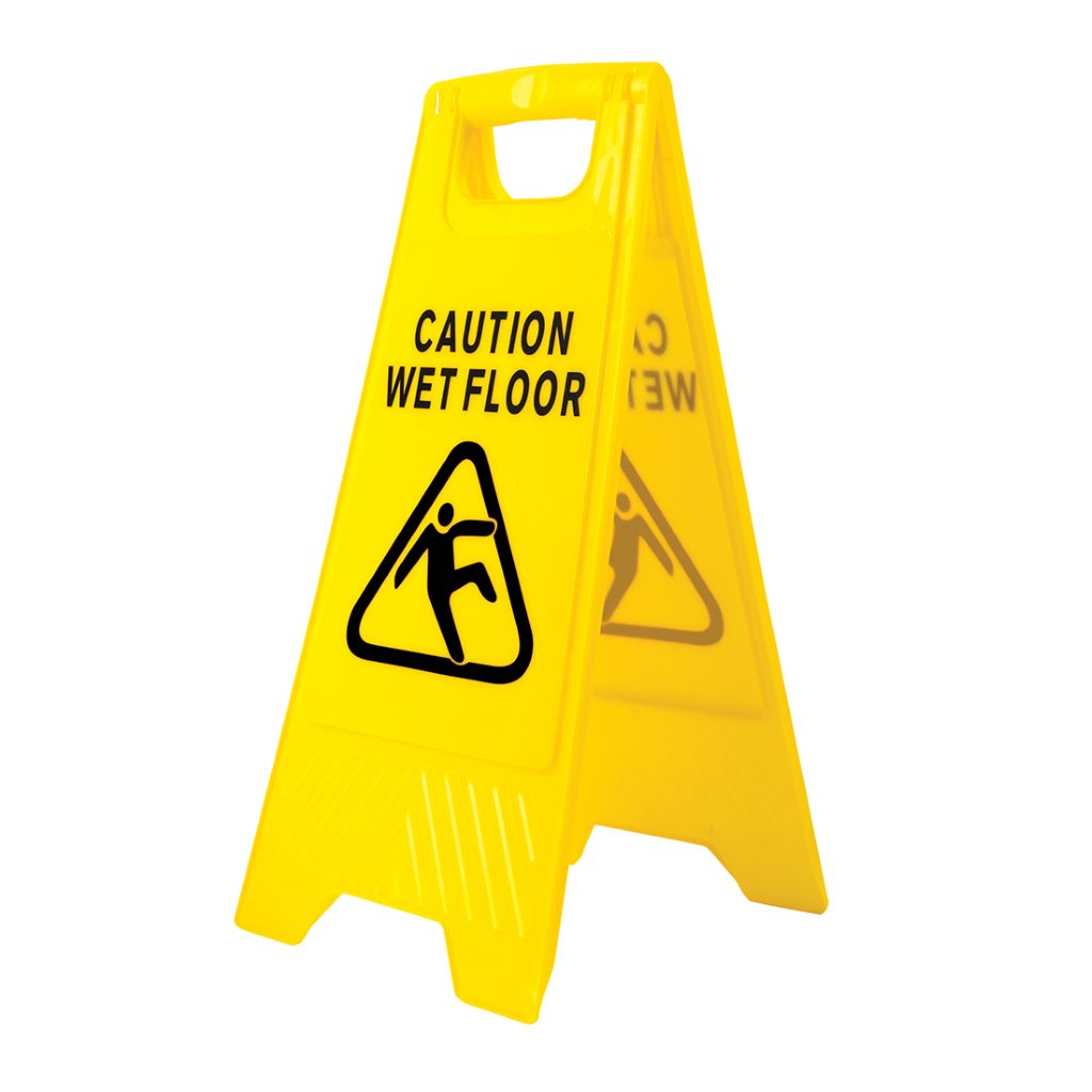 Wet Floor Warning Sign HV20 Yellow