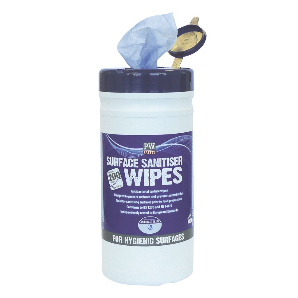 Surface Sanitiser Wipes IW50 Blue