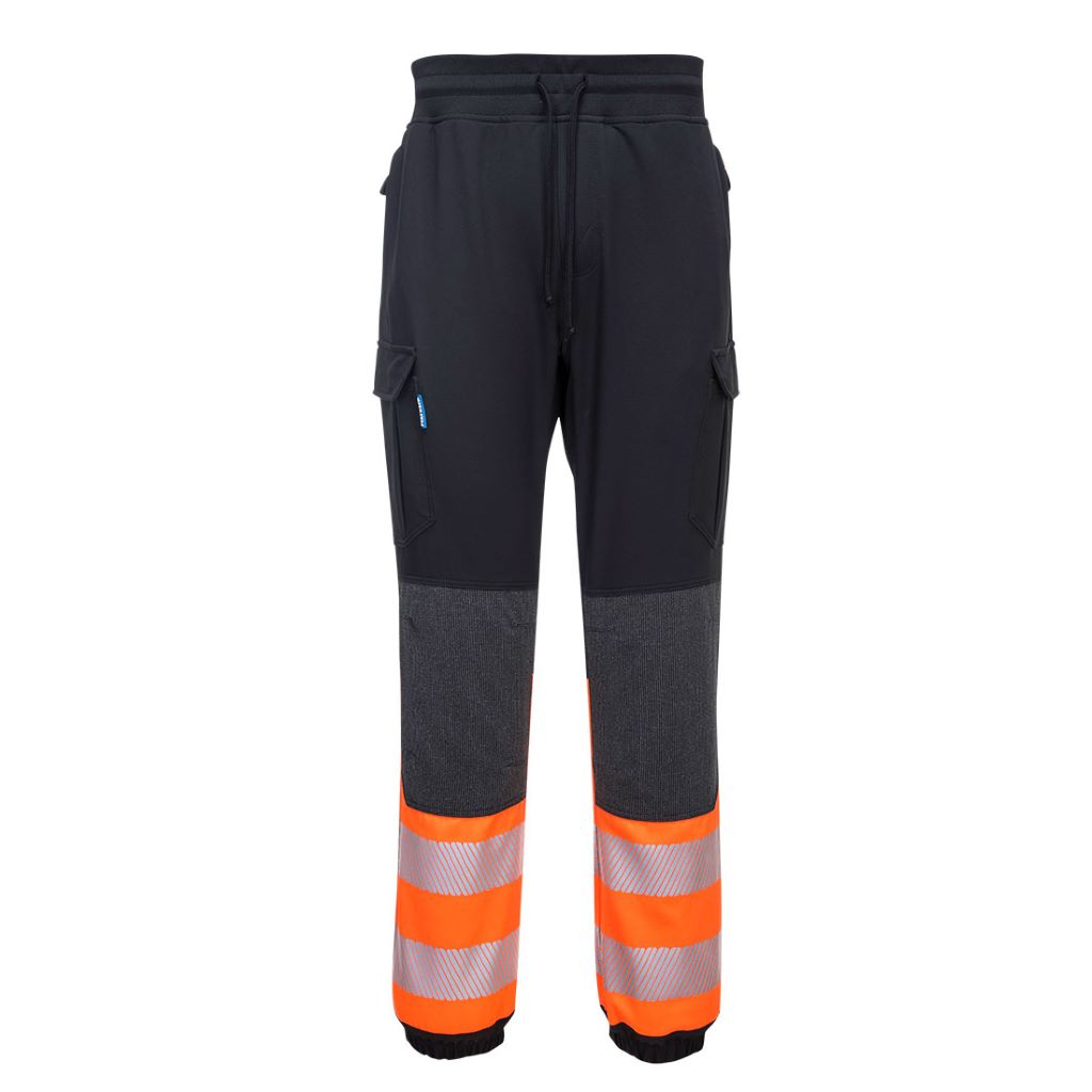 KX3 Hi-Vis Flexi Trousers KX341 BlackOrange