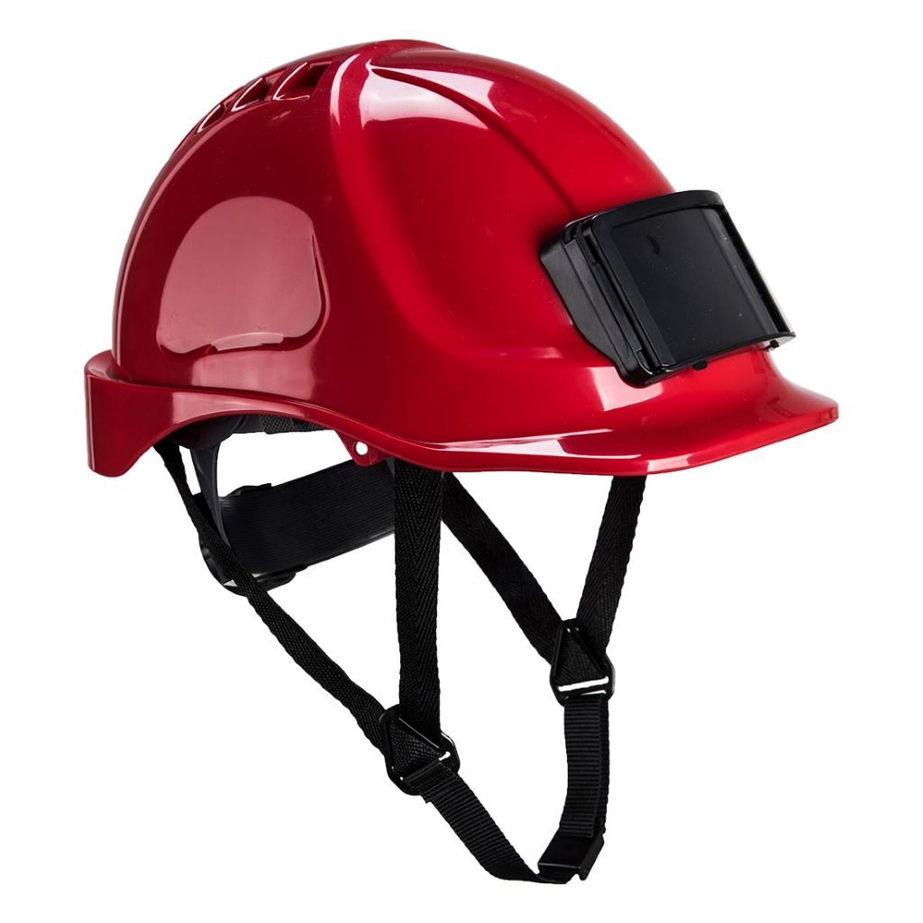 Endurance Badge Holder Helmet PB55 Red