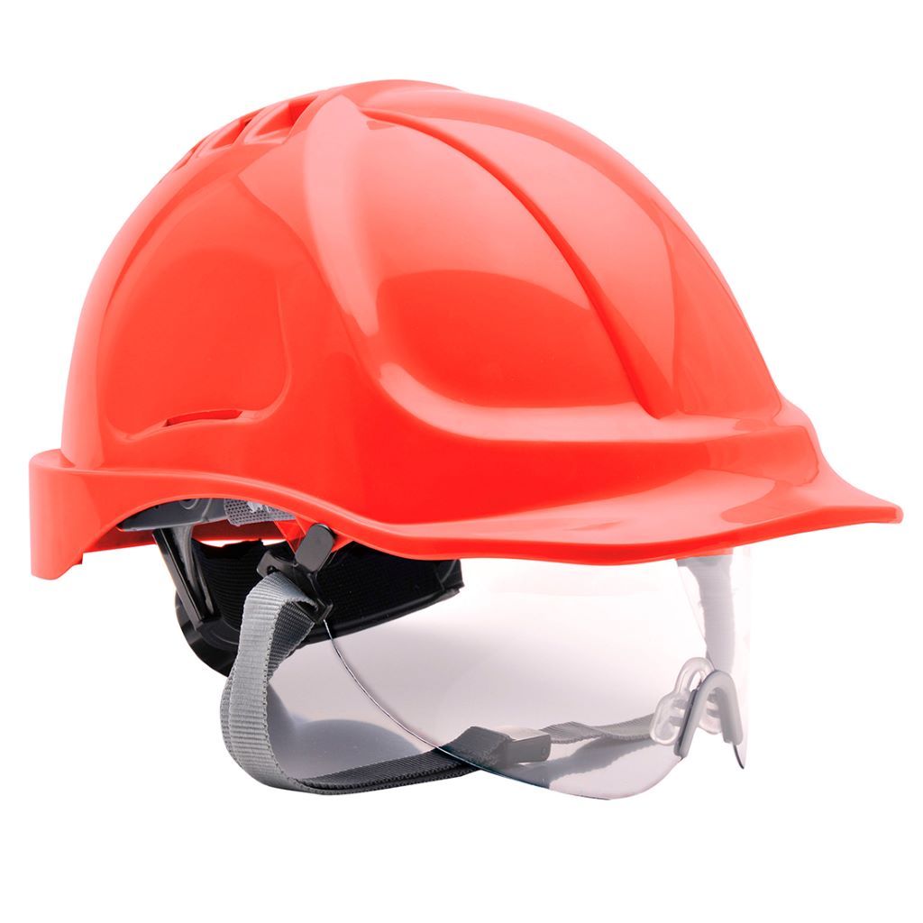 Endurance Spec Visor Helmet PW55 Red