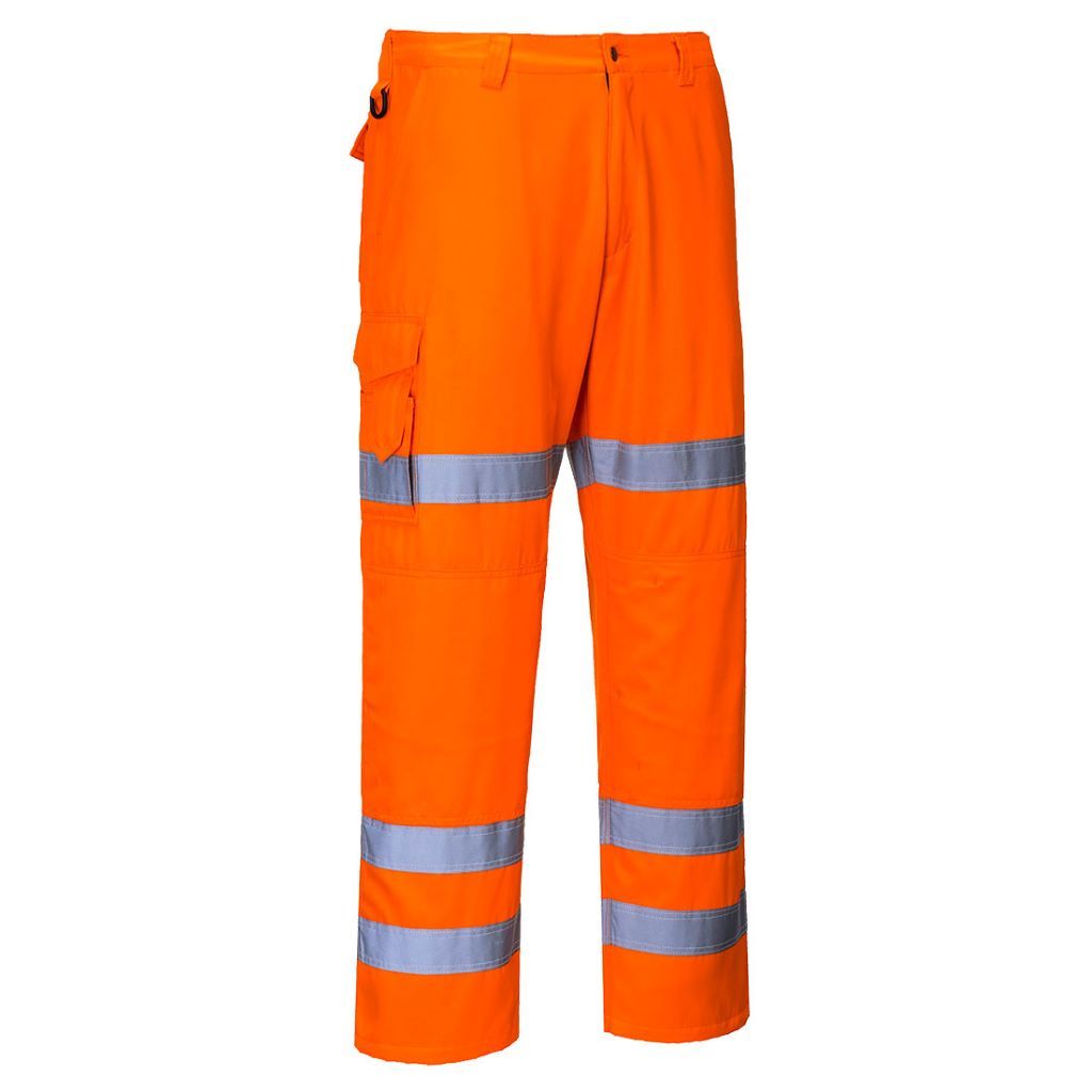 Hi-Vis 3-Band Combat Trousers RT49 Orange
