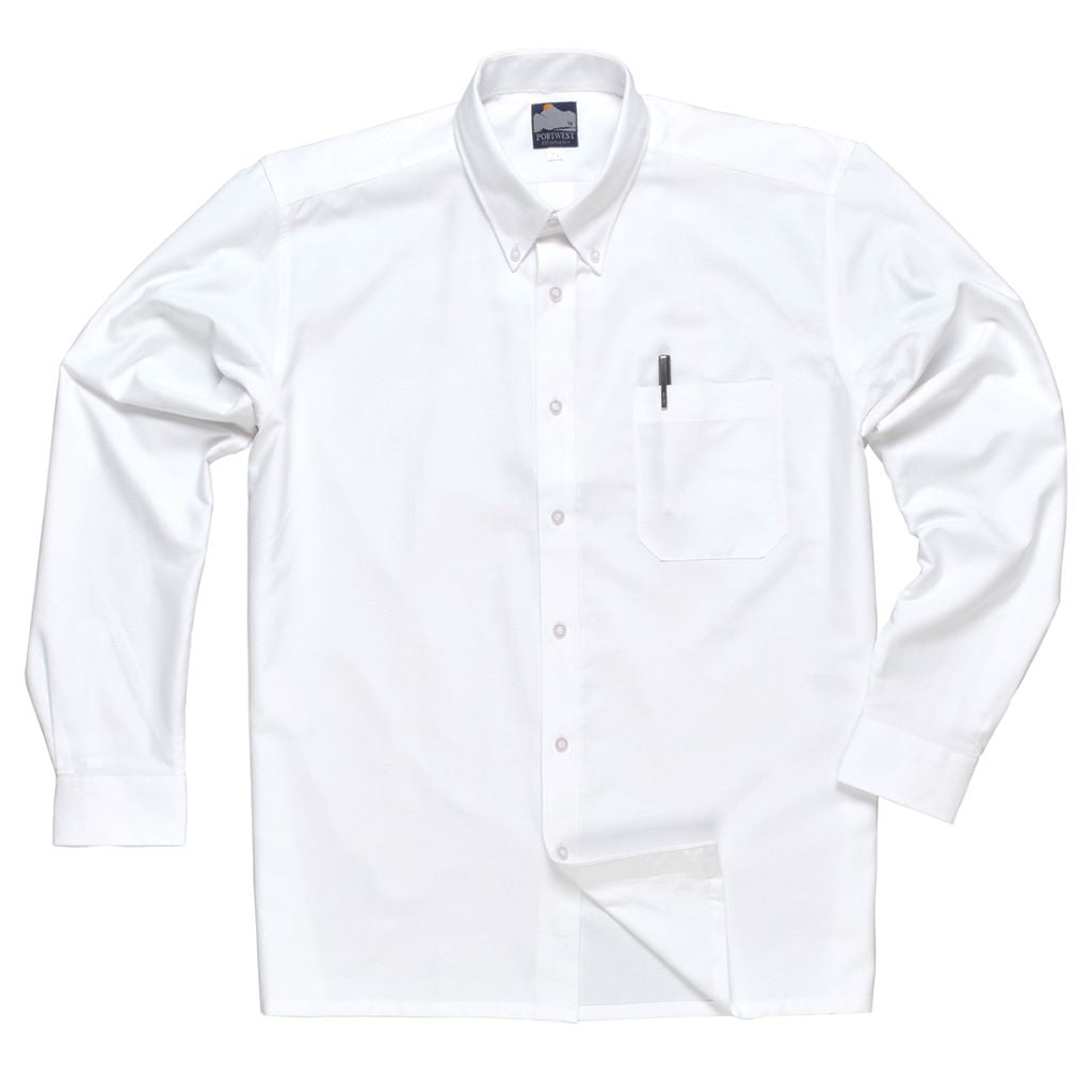Oxford Shirt Long Sleeve S107 White