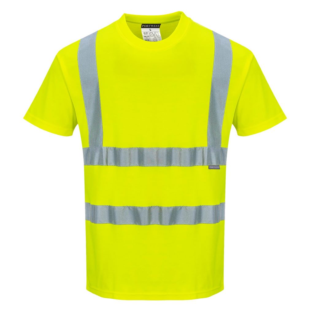Cotton Comfort T-Shirt  S/S S170 Yellow