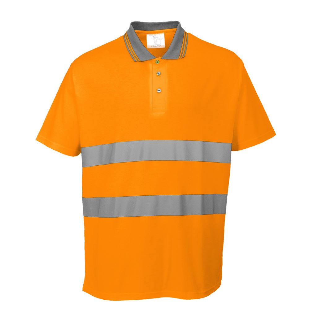 Cotton Comfort Polo Shirt S171 Orange