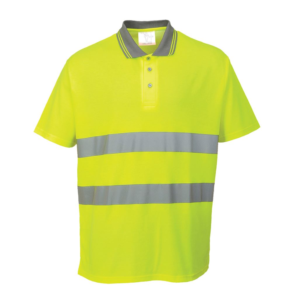Cotton Comfort Polo Shirt S171 Yellow