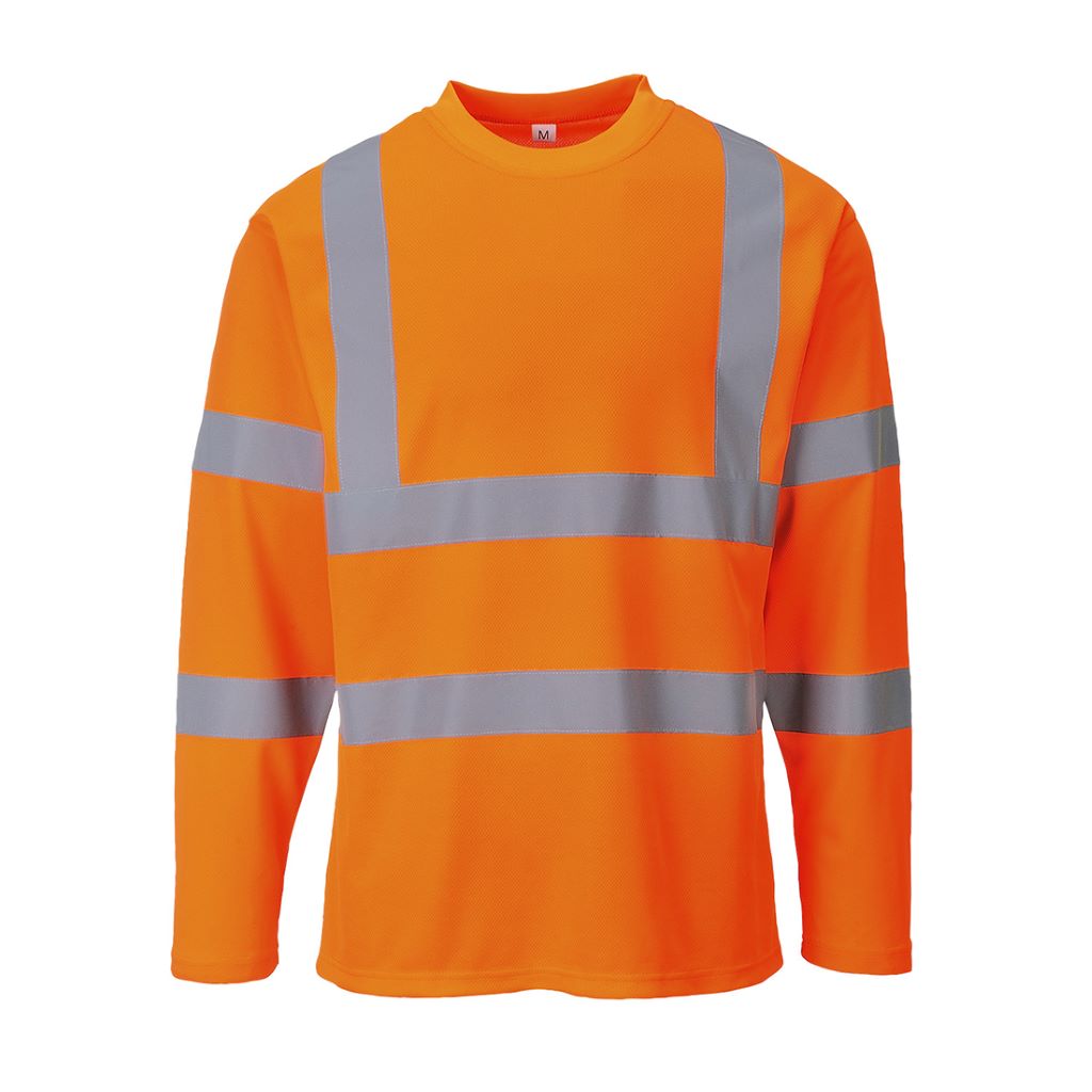 Hi-Vis T-Shirt Long Sleeves S278 Orange