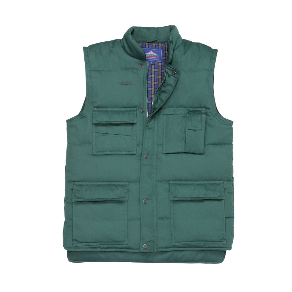 Shetland Bodywarmer S414 BottleGreen