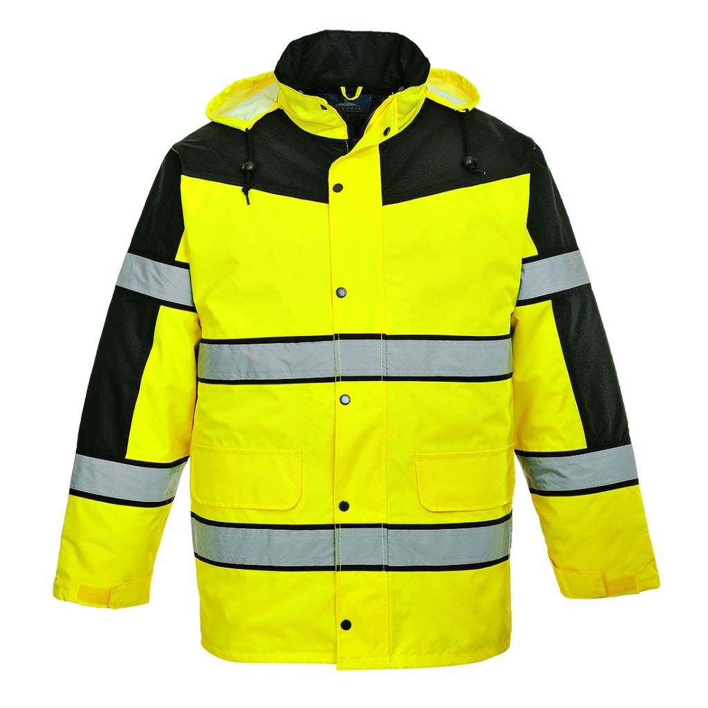 Classic Two-Tone Jacket S462 Yellow