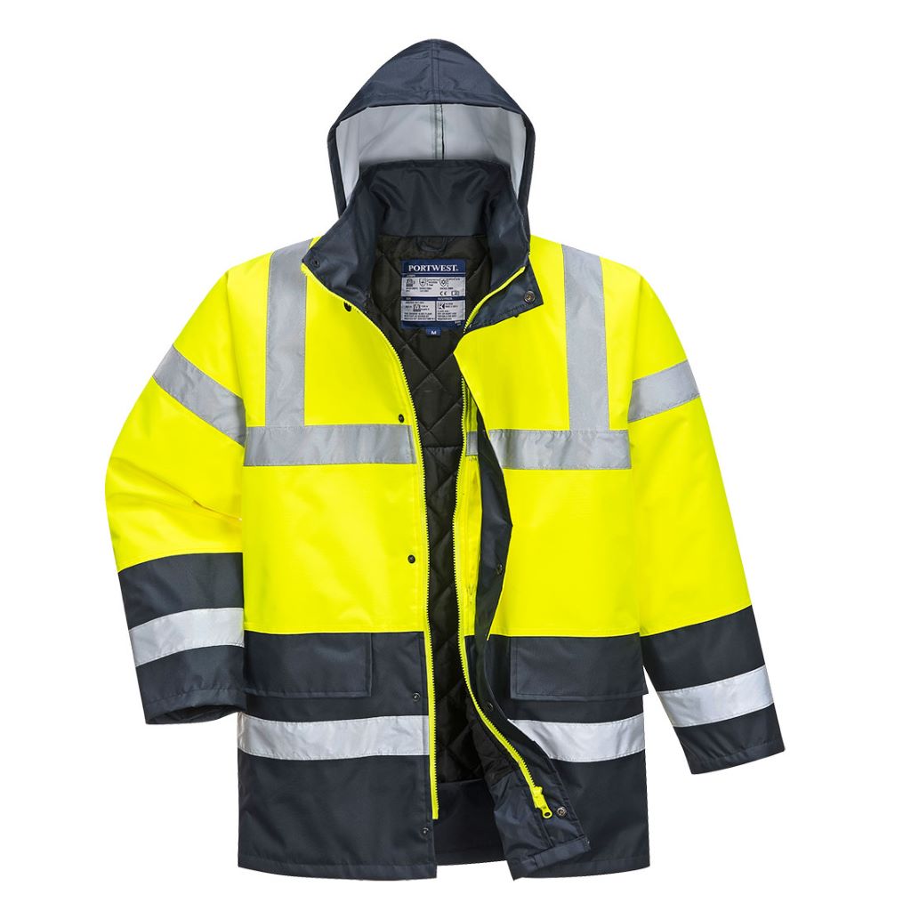 Contrast Traffic Jacket S466 Yellow