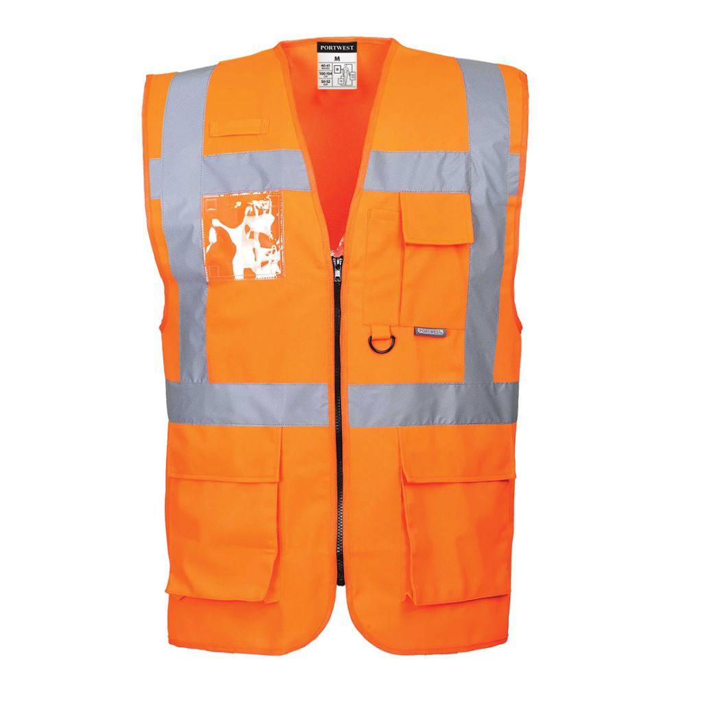 Berlin Executive Vest S476 Orange