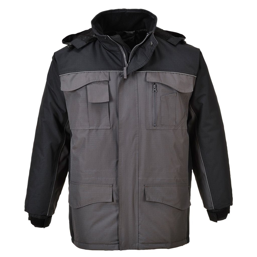 Ripstop Parka S562 BlackGrey