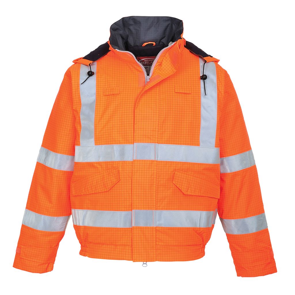 Bizflame Hi-Vis Bomber Jacket S773 Orange