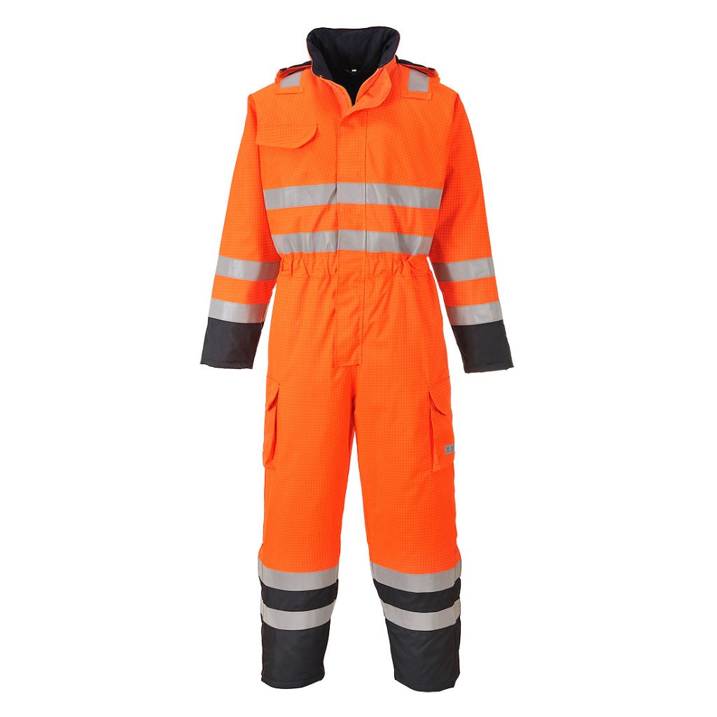 Bizflame Rain FR Coverall S775 OrangeNavy