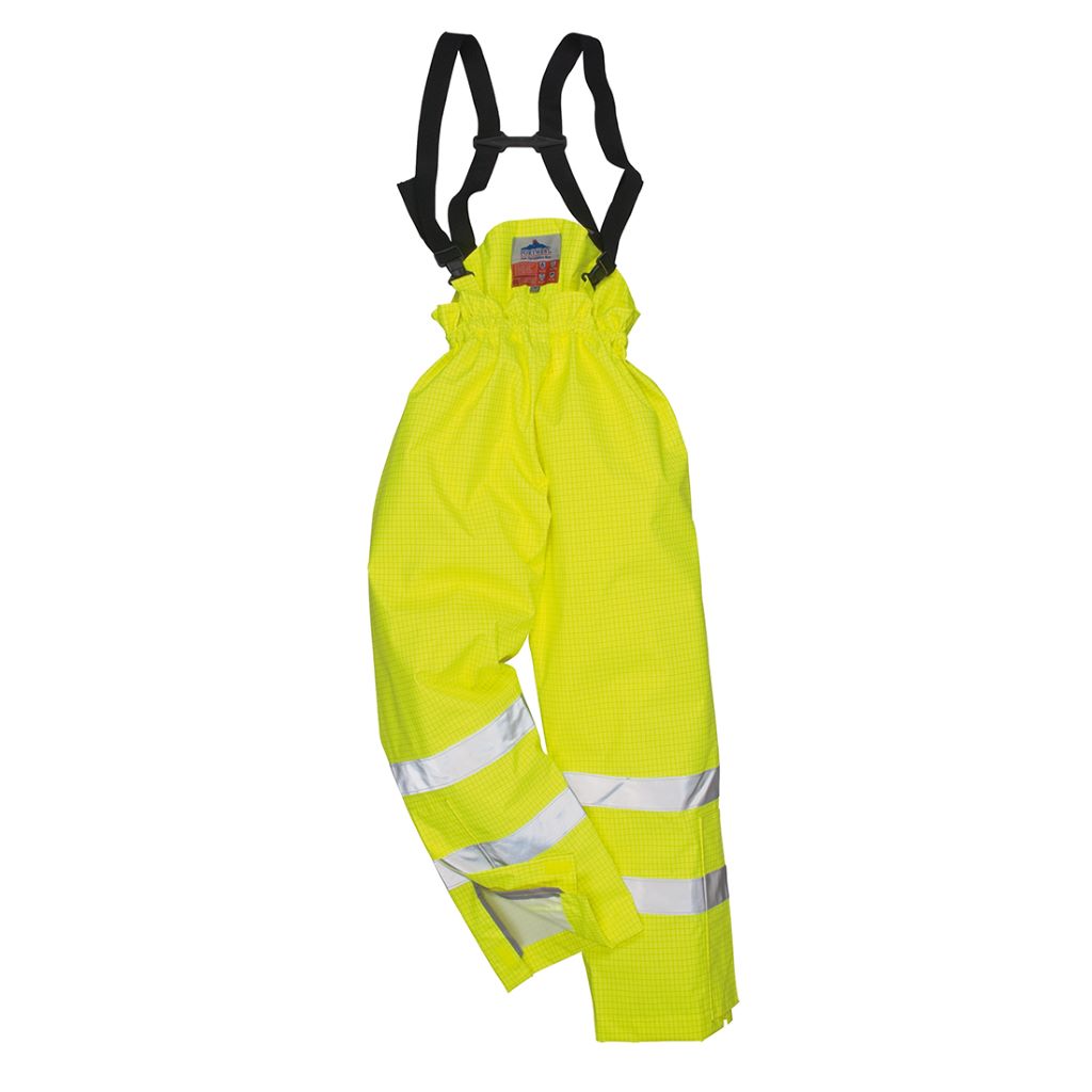 Antistatic FR Lined Trs S781 Yellow