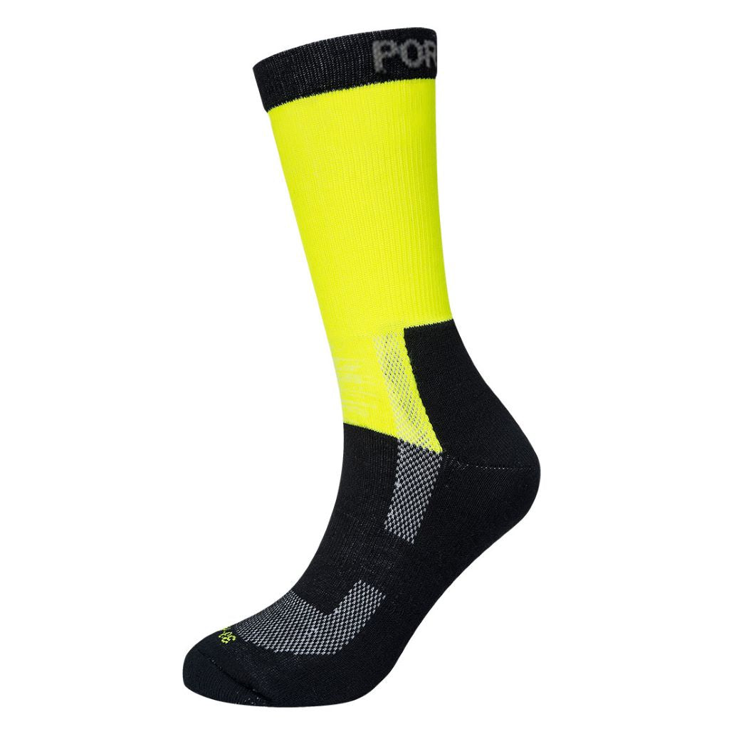 Lightweight Hi-Vis Sock SK27 Yellow