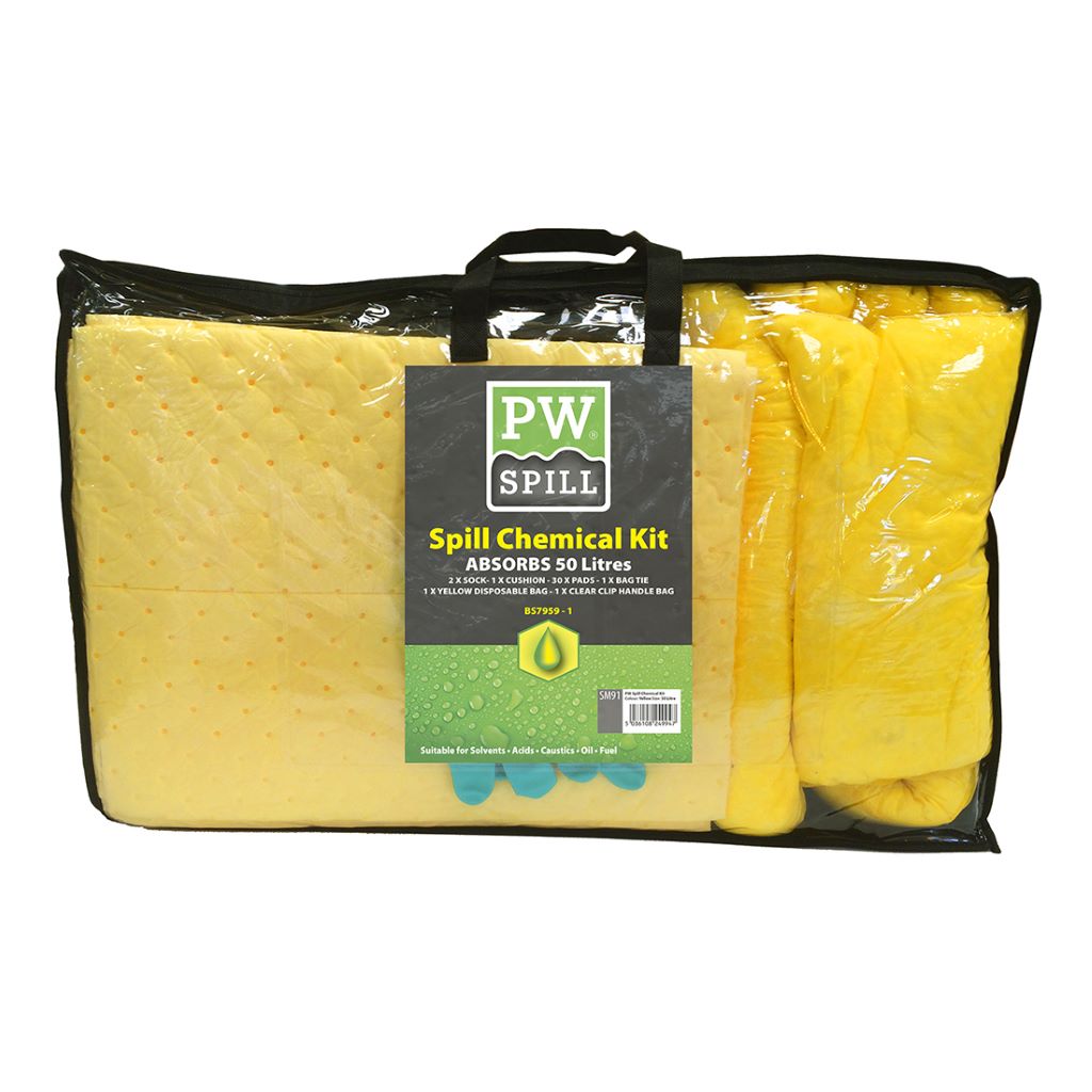 Spill Chemical Kit 50L  (Pk3) SM91 Yellow