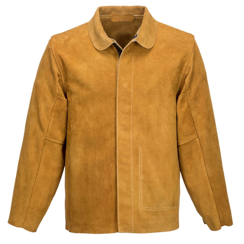 Leather Welding Jacket SW34 Tan