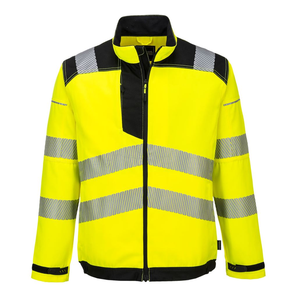 PW3 Hi-Vis Work Jacket T500 YellowBlack