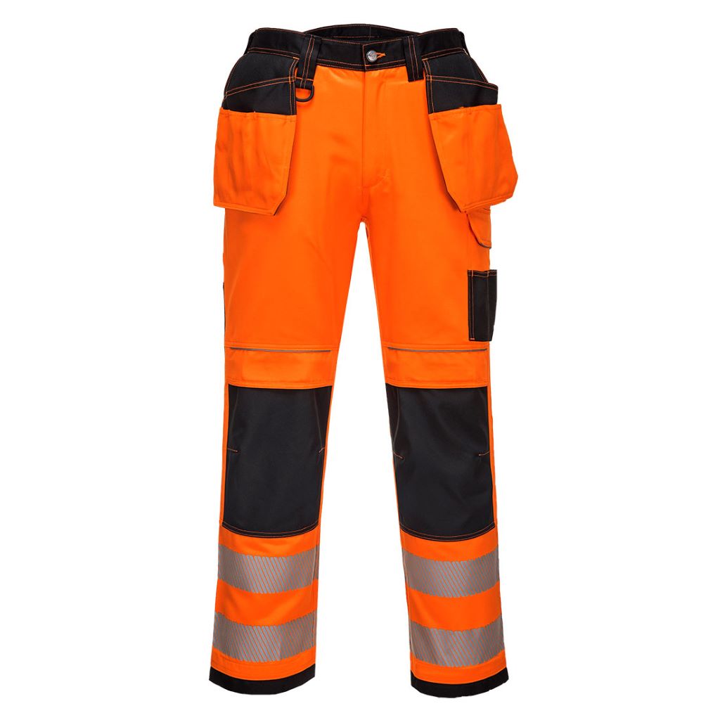 PW3 Hi-Vis Holster Trousers T501 OrangeBlack