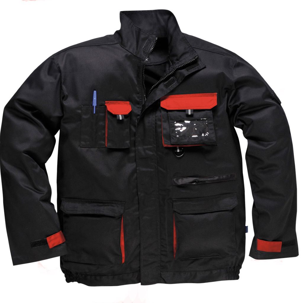 Contrast Jacket TX10 BlackRed