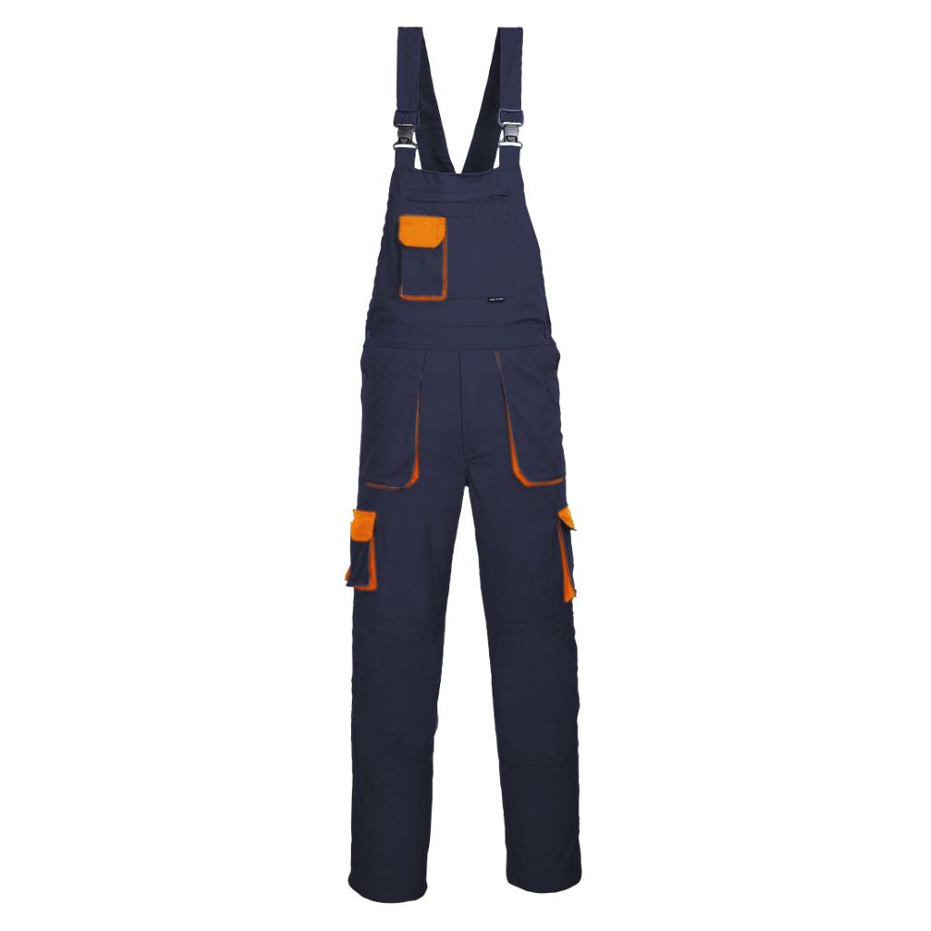 Contrast Bib & Brace TX12 NavyOrange
