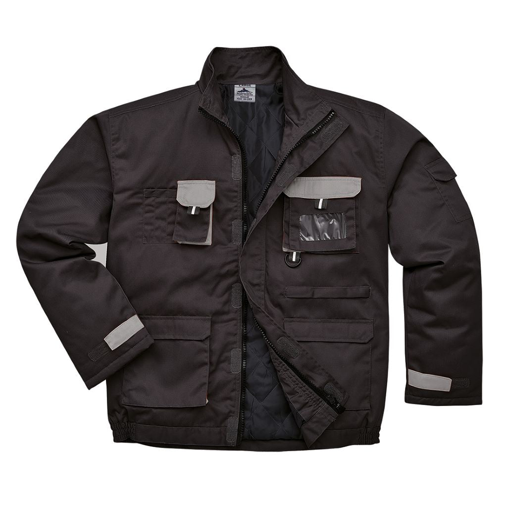 Contrast Lined Jacket TX18 Black
