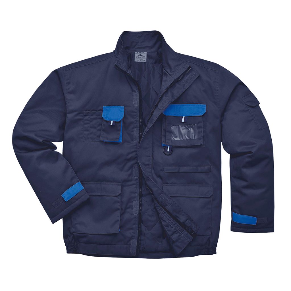 Contrast Lined Jacket TX18 Navy
