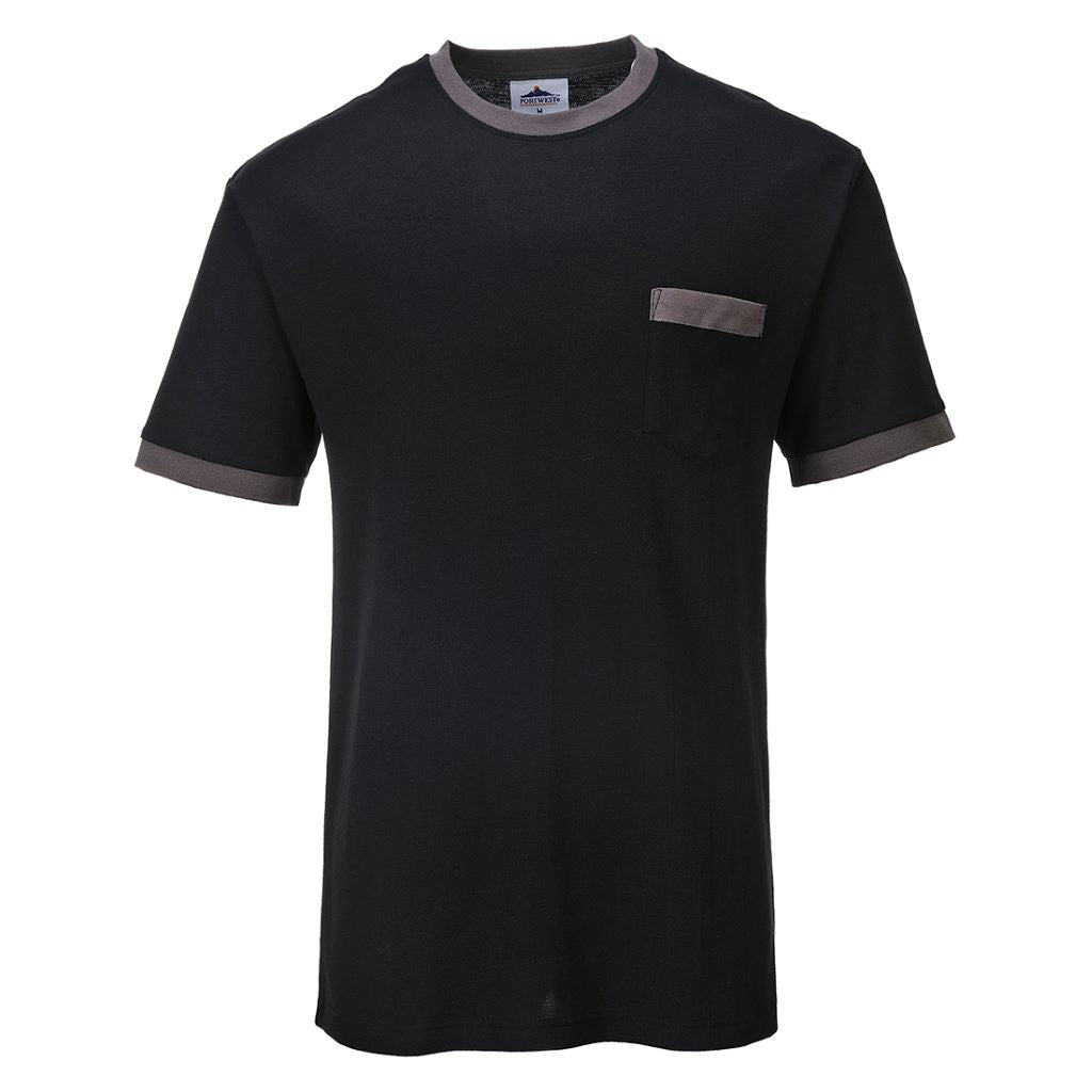 Contrast T-Shirt TX22 Black