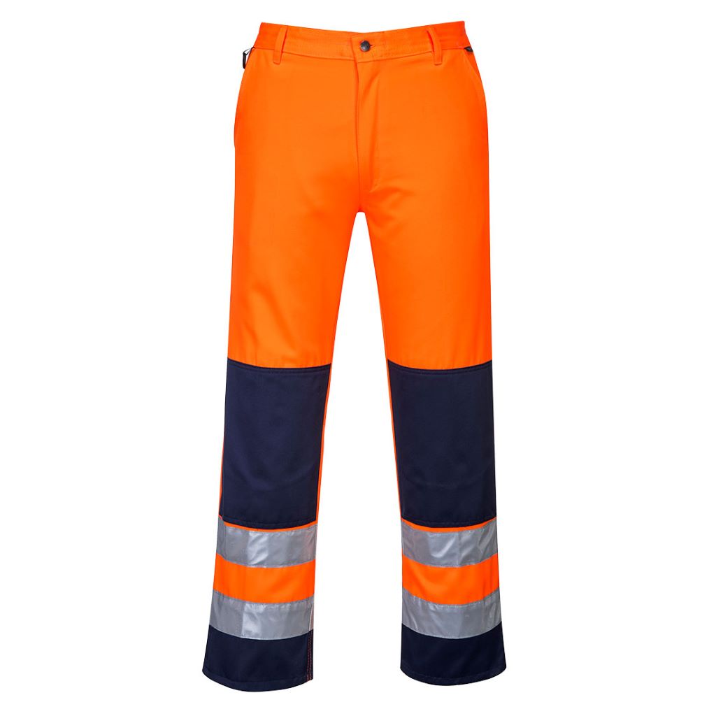 Seville Hi-Vis Trousers TX71 OrangeNavy