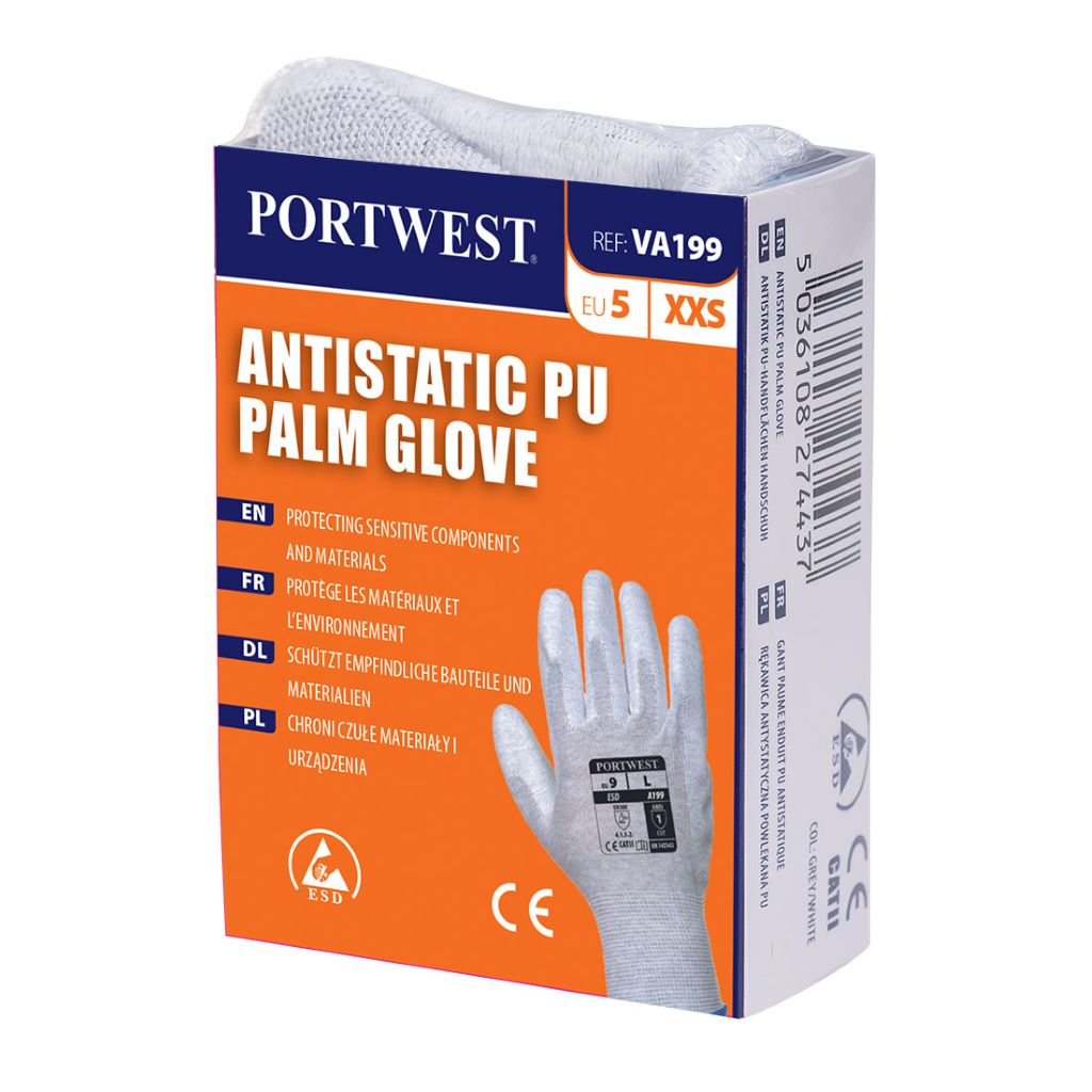 Vending PU Palm Glove VA199 GreyGrey
